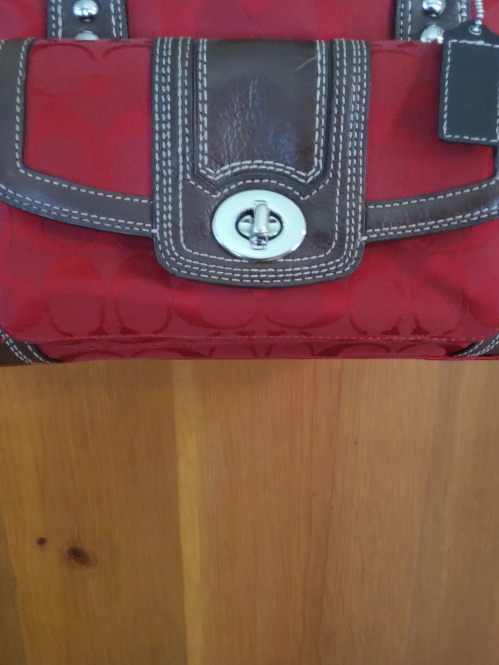 Authentic Vintage Hampton Signature Domed Satchel Beyond EUC